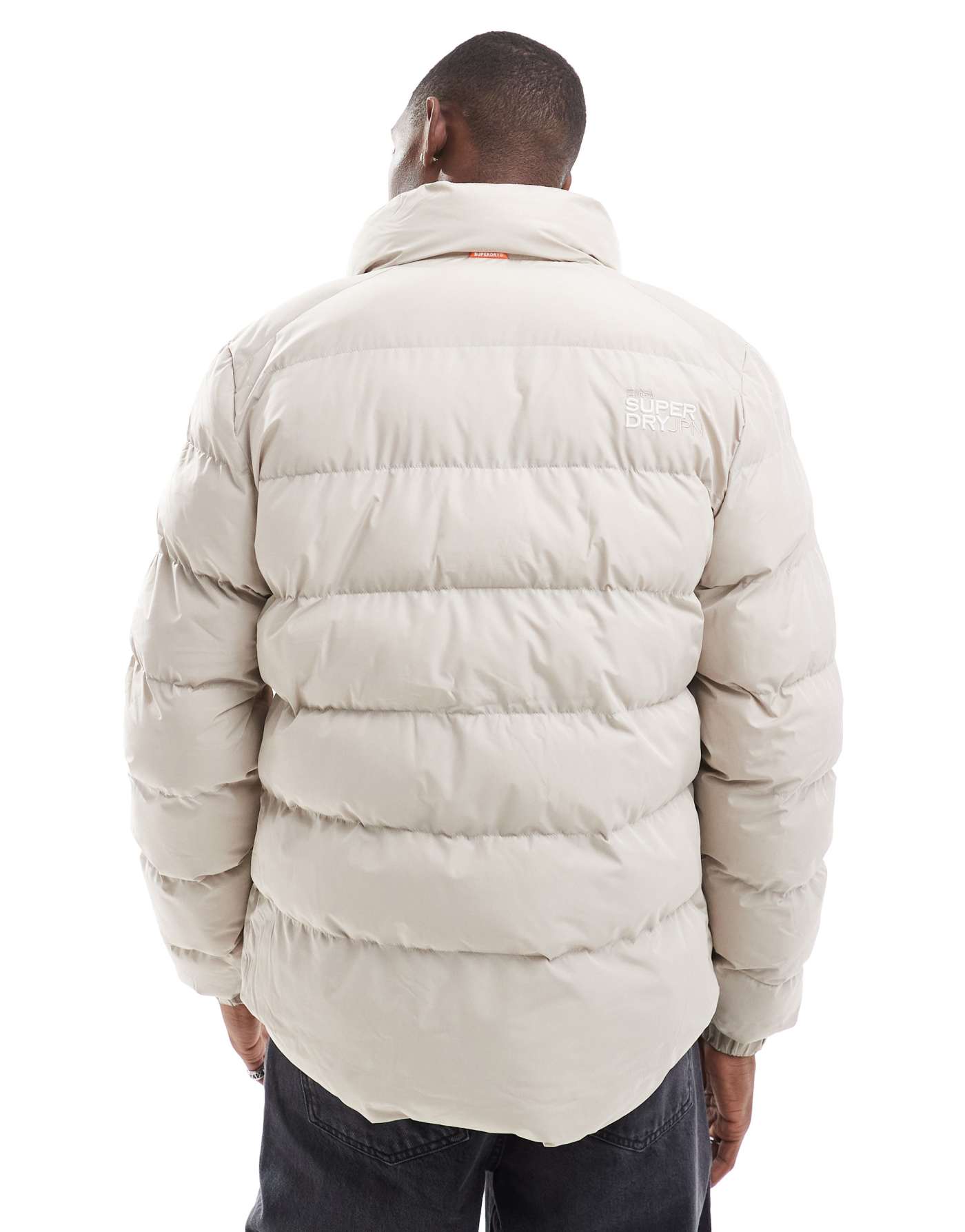 Superdry Sports puffer jacket in chateau gray