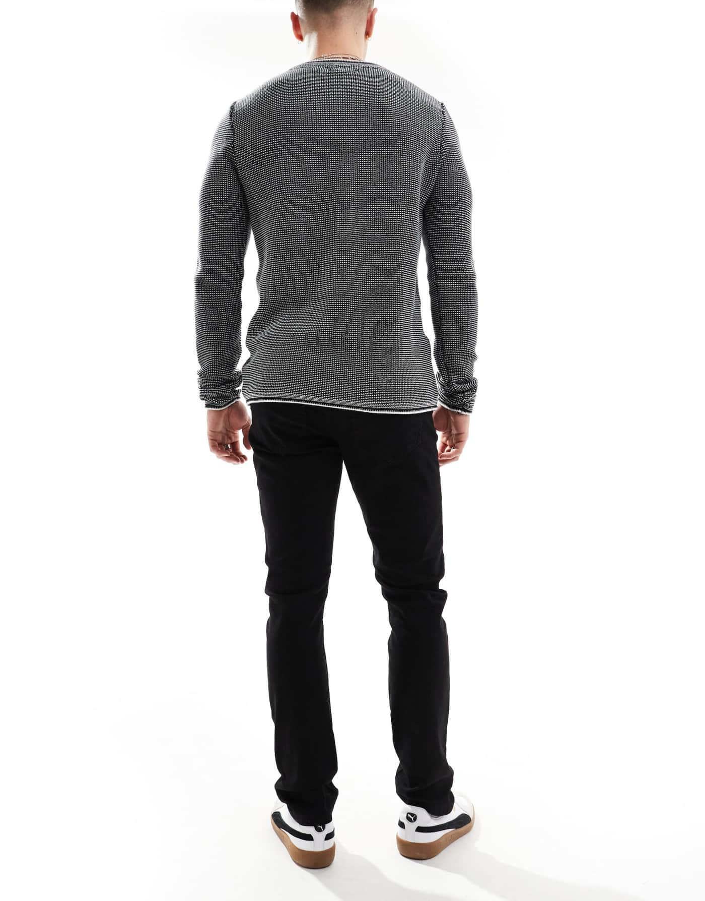 Threadbare slim fit jeans in black