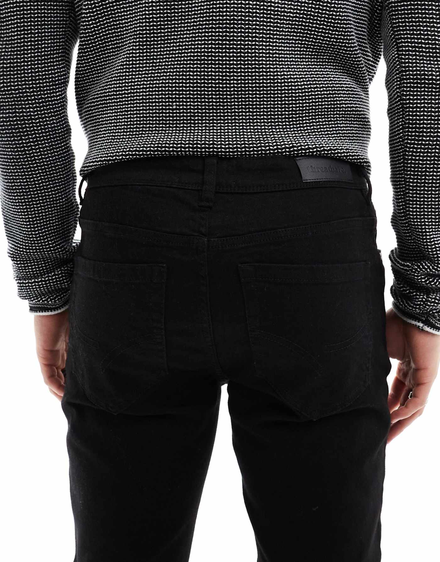 Threadbare slim fit jeans in black