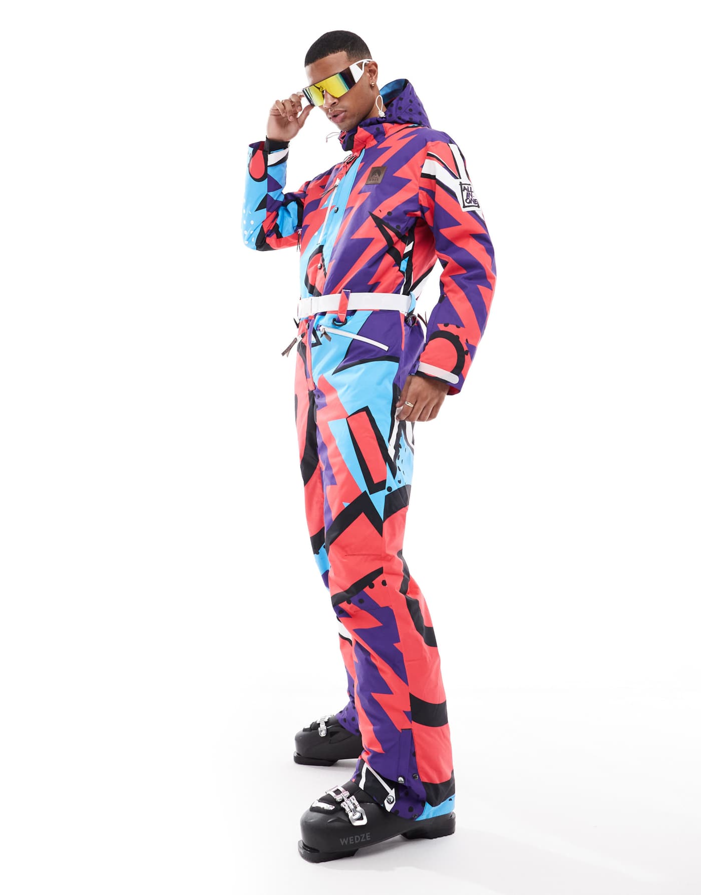 OOSC Fresh prince ski suit - mens in multi