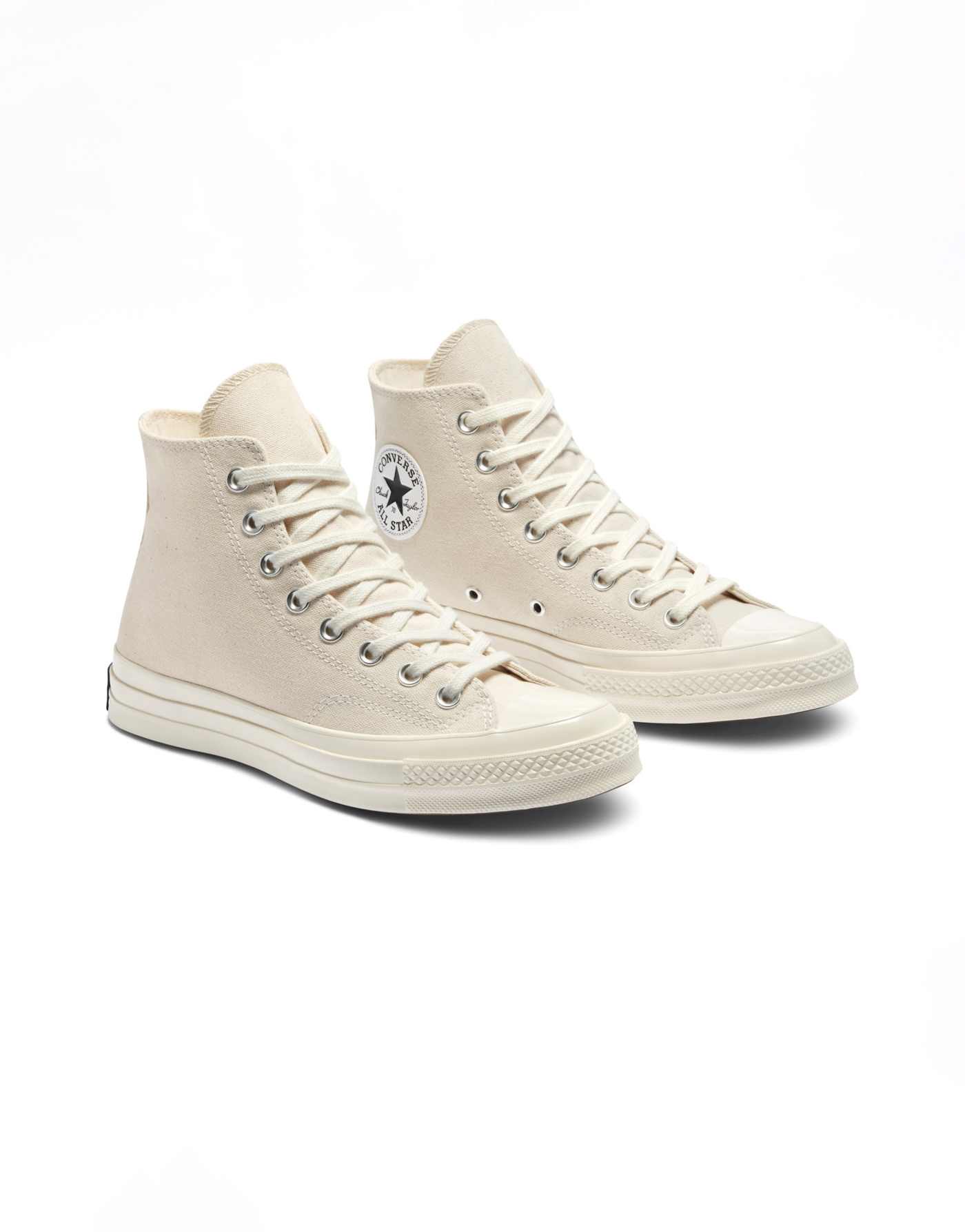 Converse Chuck 70 vintage canvas in natural/black/egret