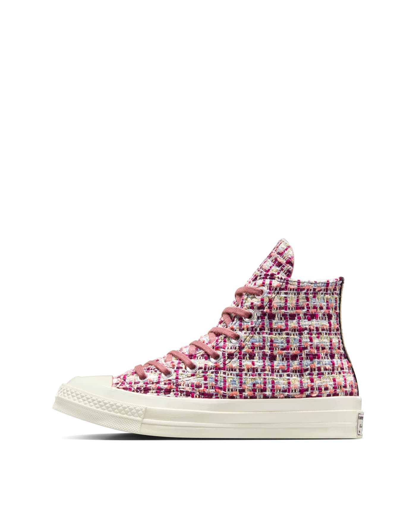 Converse Chuck 70 tweed shimmer in orchid abyss/legend berry