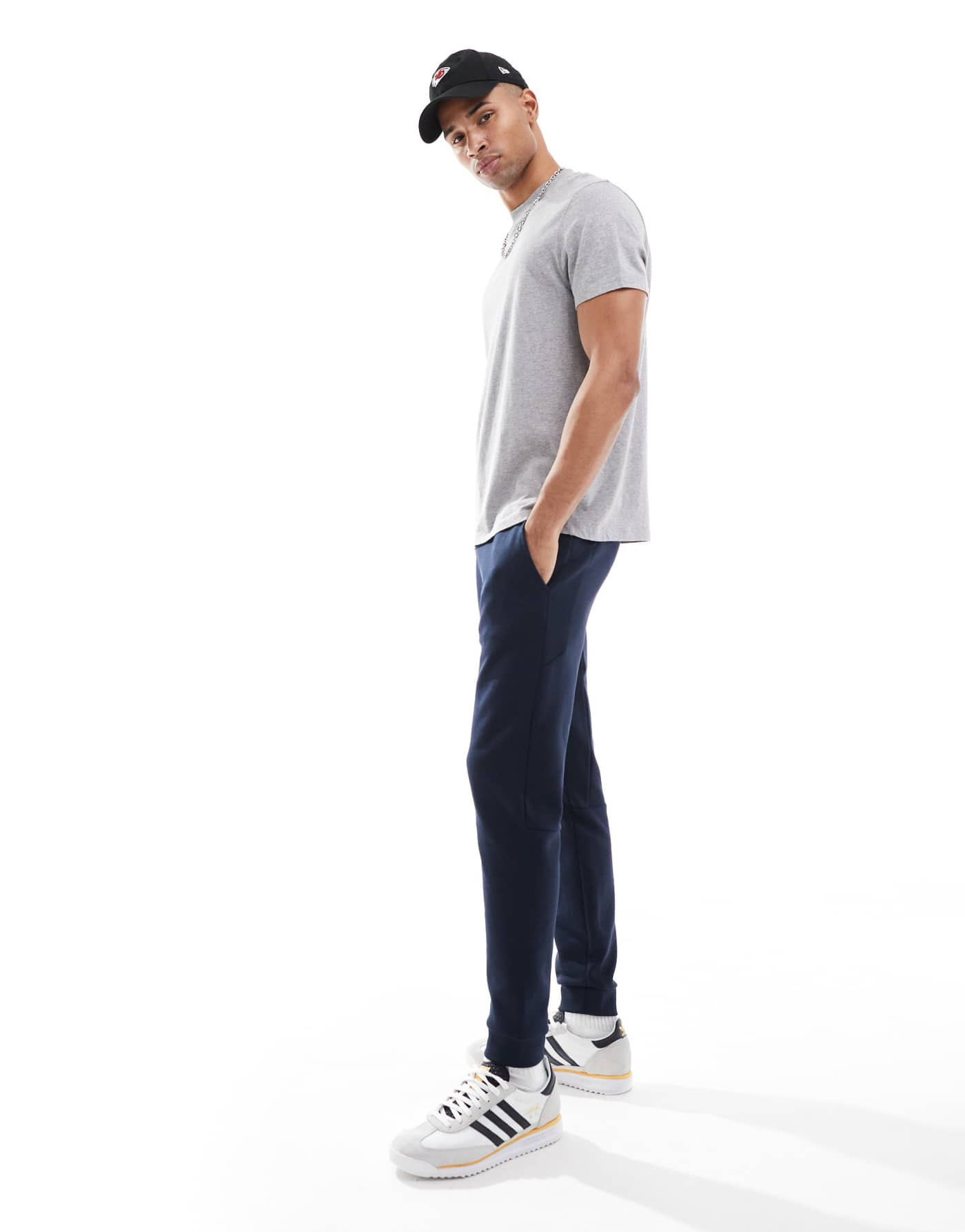 Superdry Tech tapered jogger in deep navy