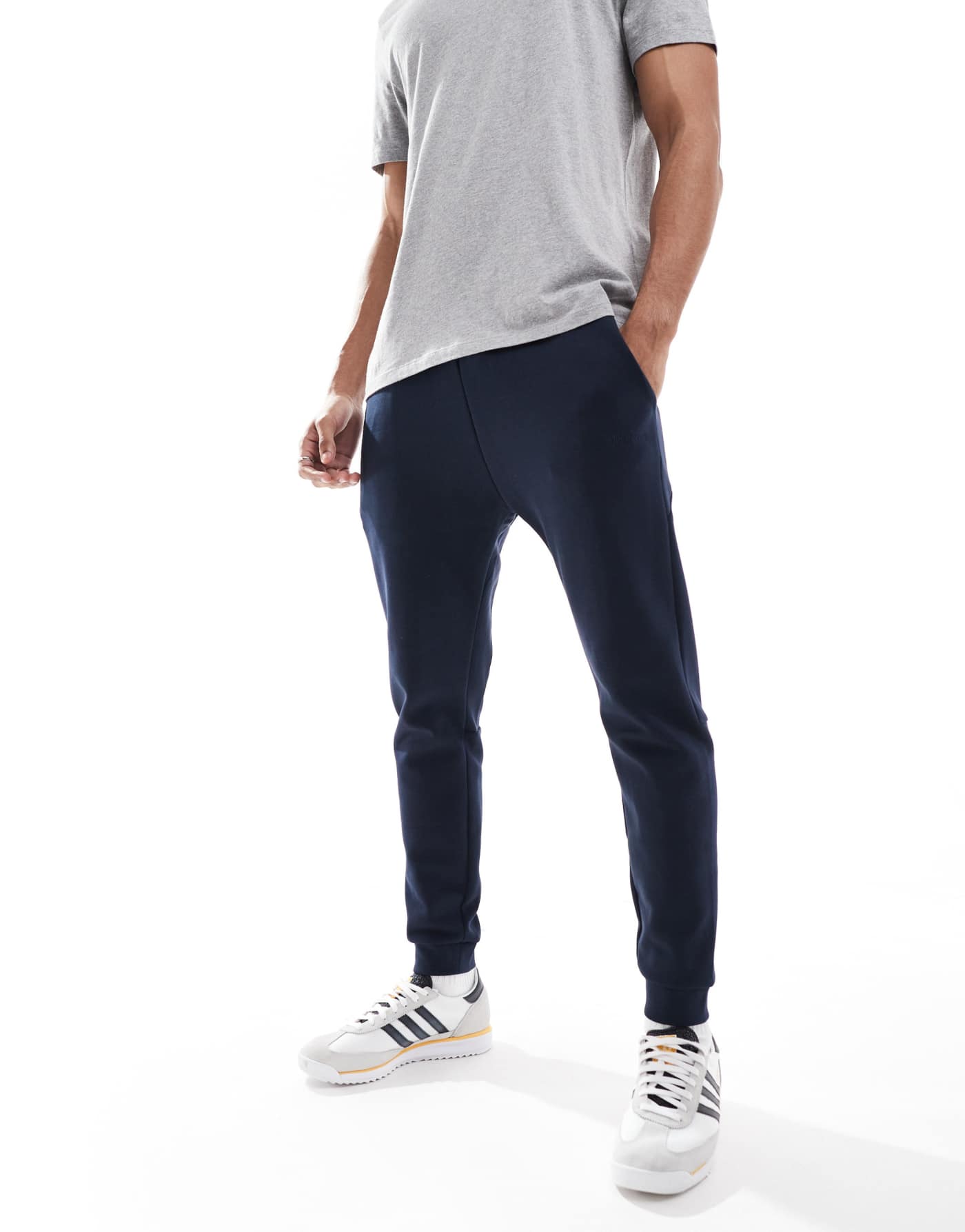 Superdry Tech tapered jogger in deep navy