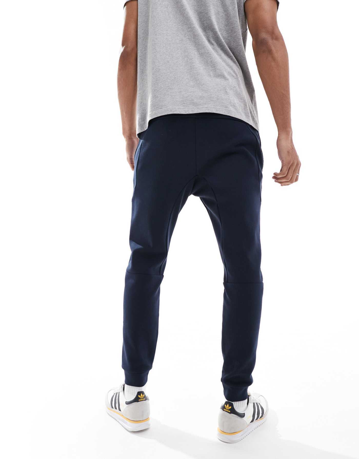 Superdry Tech tapered jogger in deep navy