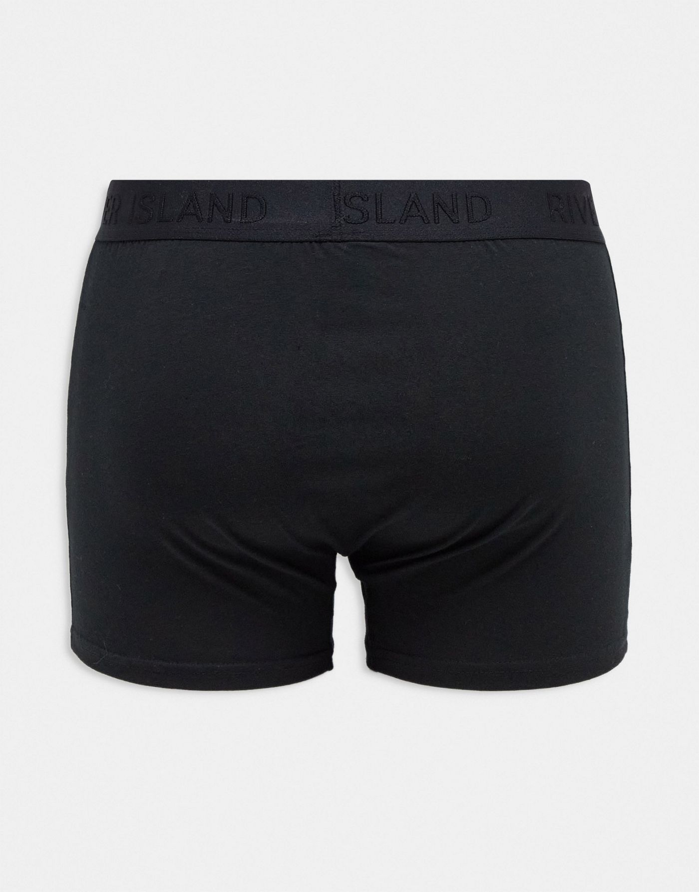 River Island 4 pack trunks in black