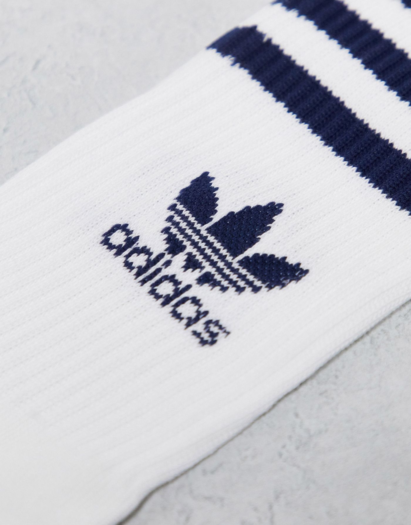 adidas Originals mid cut socks in colbalt blue/white