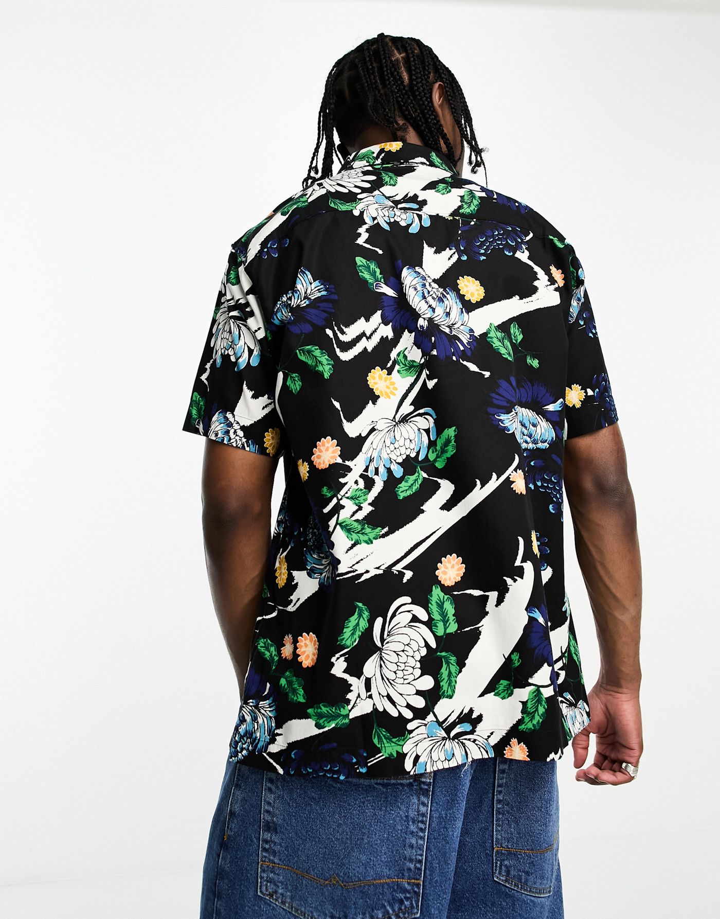 Superdry vintage Hawaiian short sleeve shirt in multi - MULTI