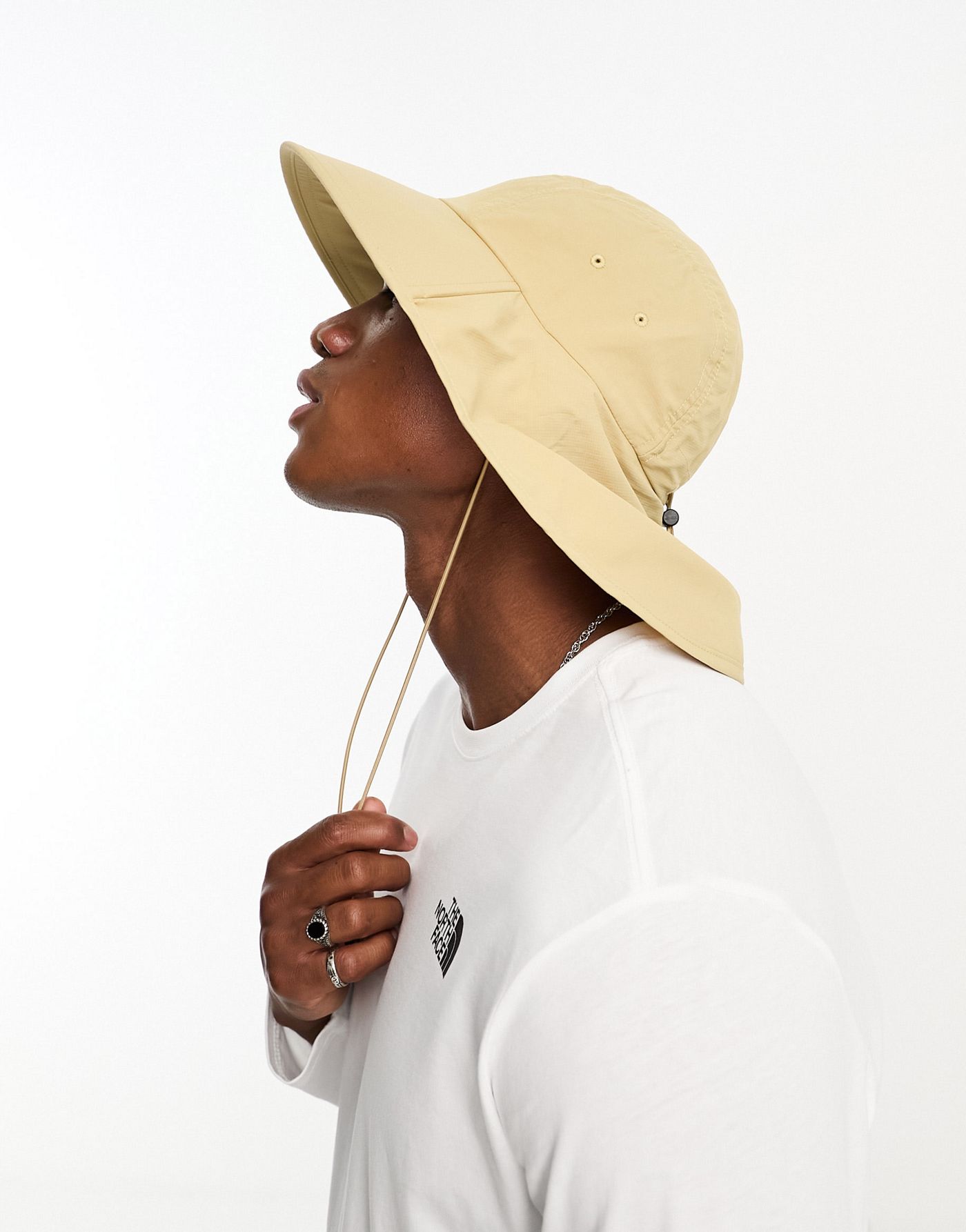 The North Face Horizon Mullet Brimmer sun hat in stone