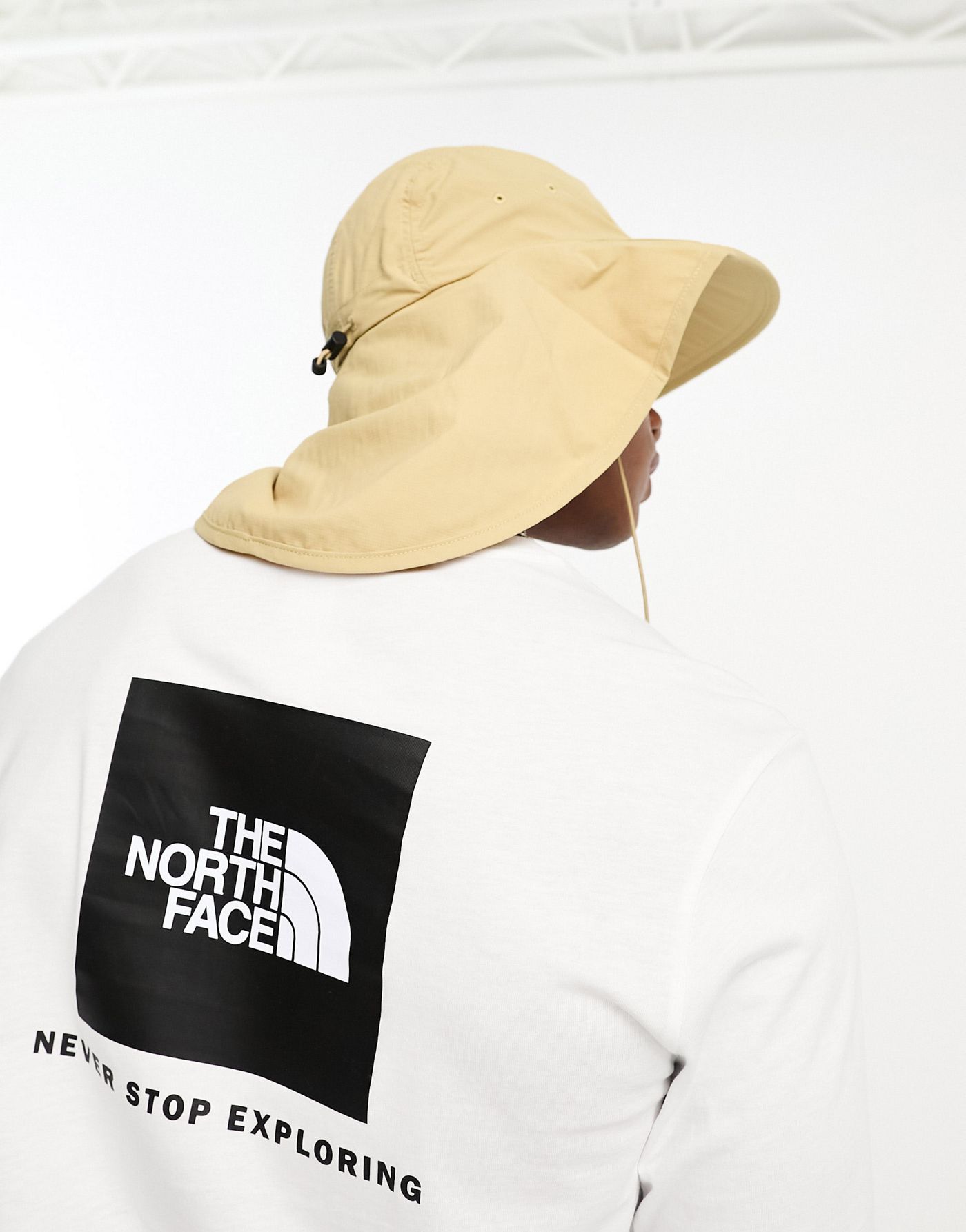 The North Face Horizon Mullet Brimmer sun hat in stone