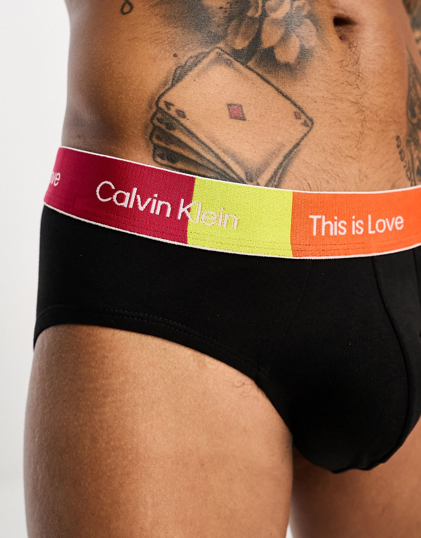 Calvin Klein Pride cotton brief in black