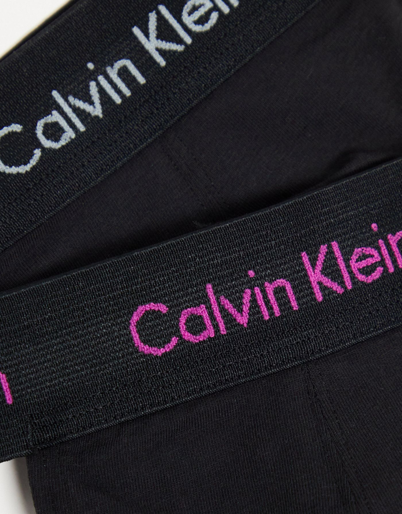 Calvin Klein 2 pack jock straps in black 