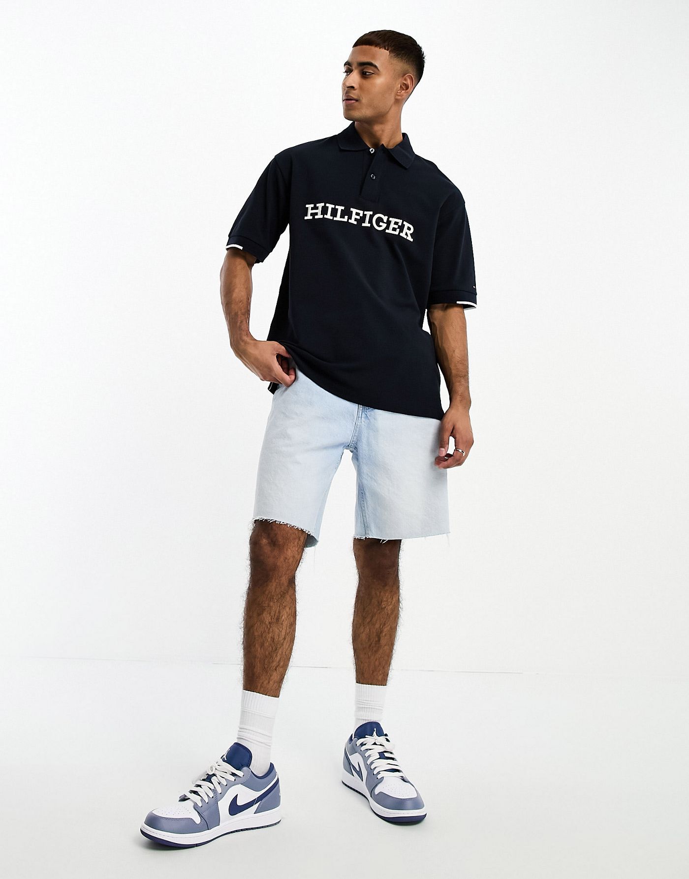Tommy Hilfiger monotype archive polo in blue