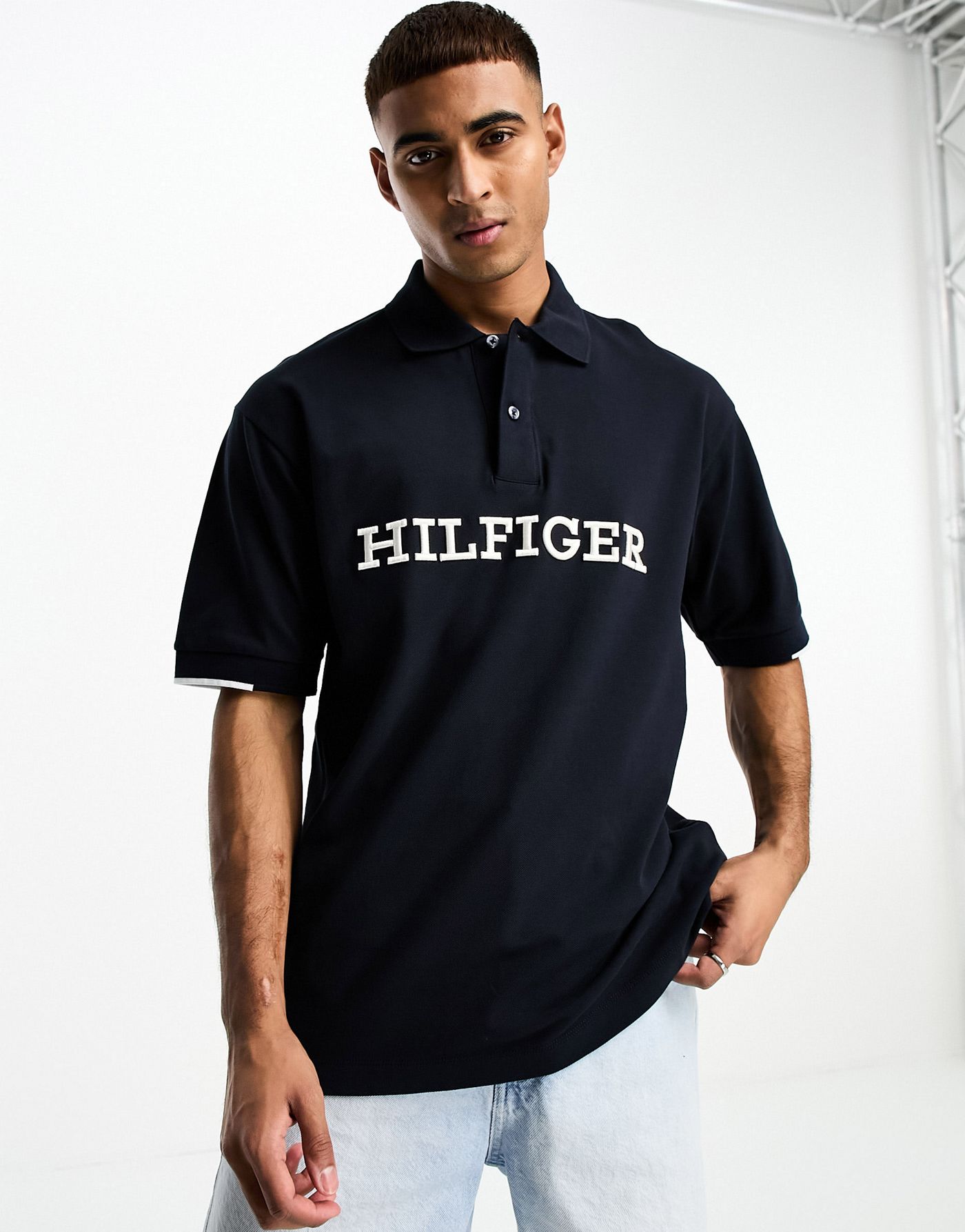 Tommy Hilfiger monotype archive polo in blue