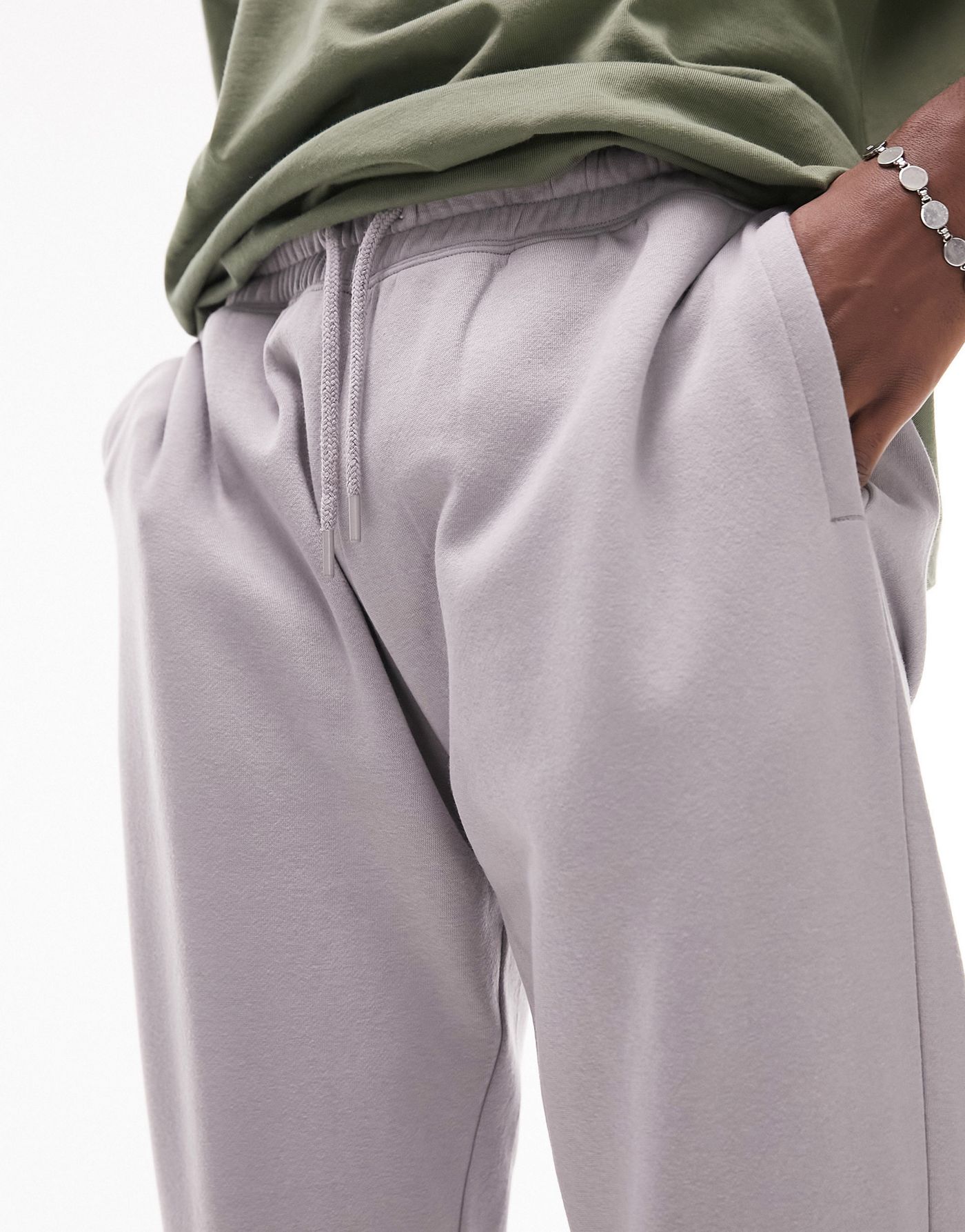 Topman 2 pack jogger in black and grey
