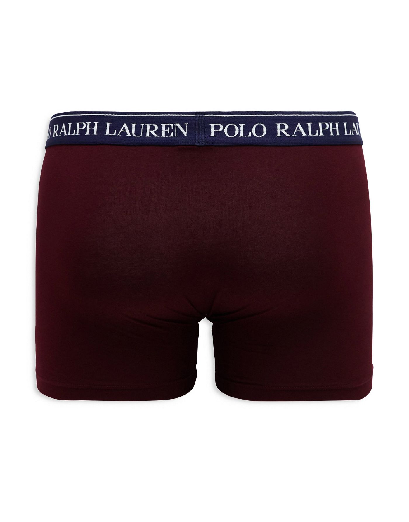 Polo Ralph Lauren 3 pack trunks in green burgundy yellow with logo waistband