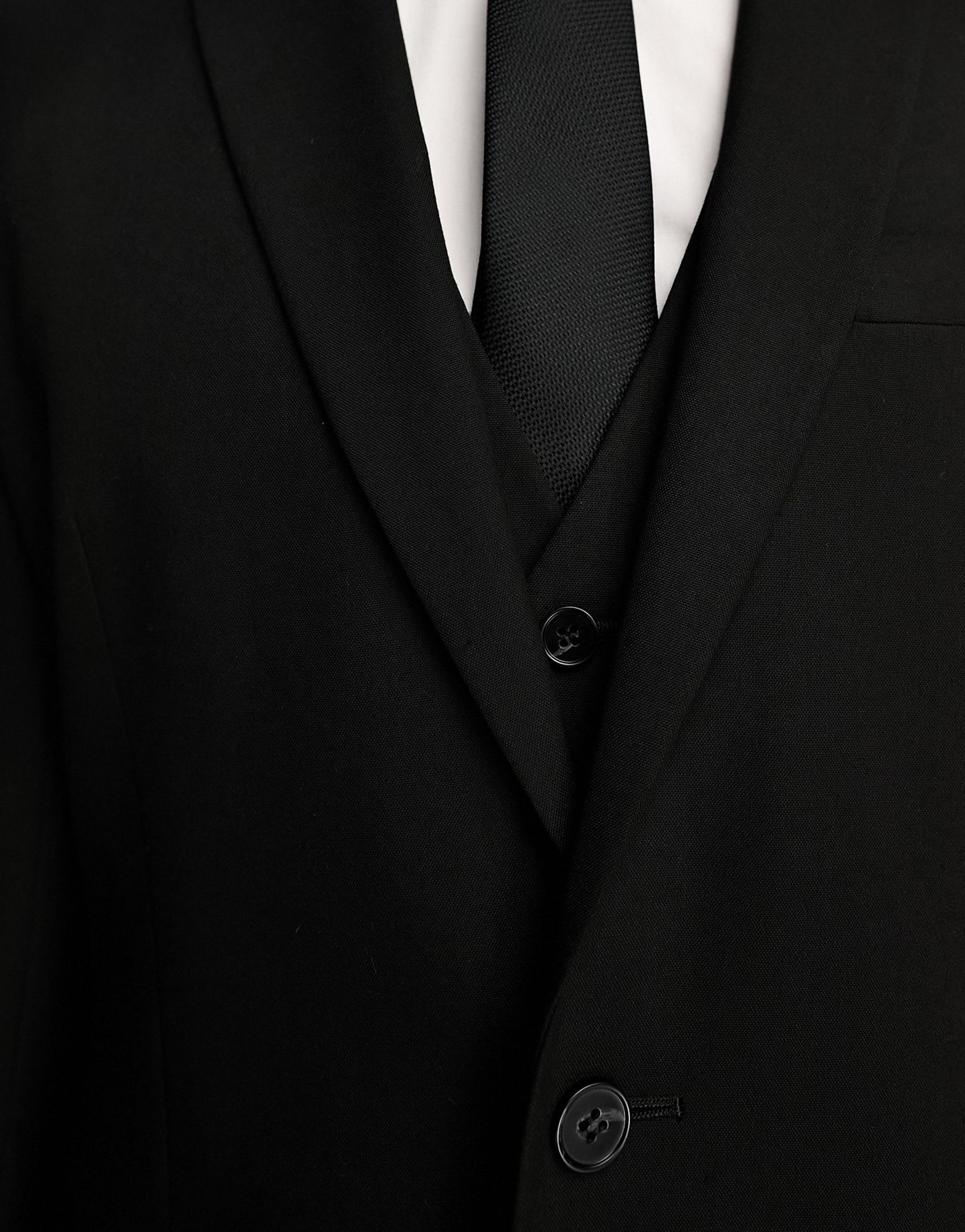 ASOS DESIGN slim suit jacket in black