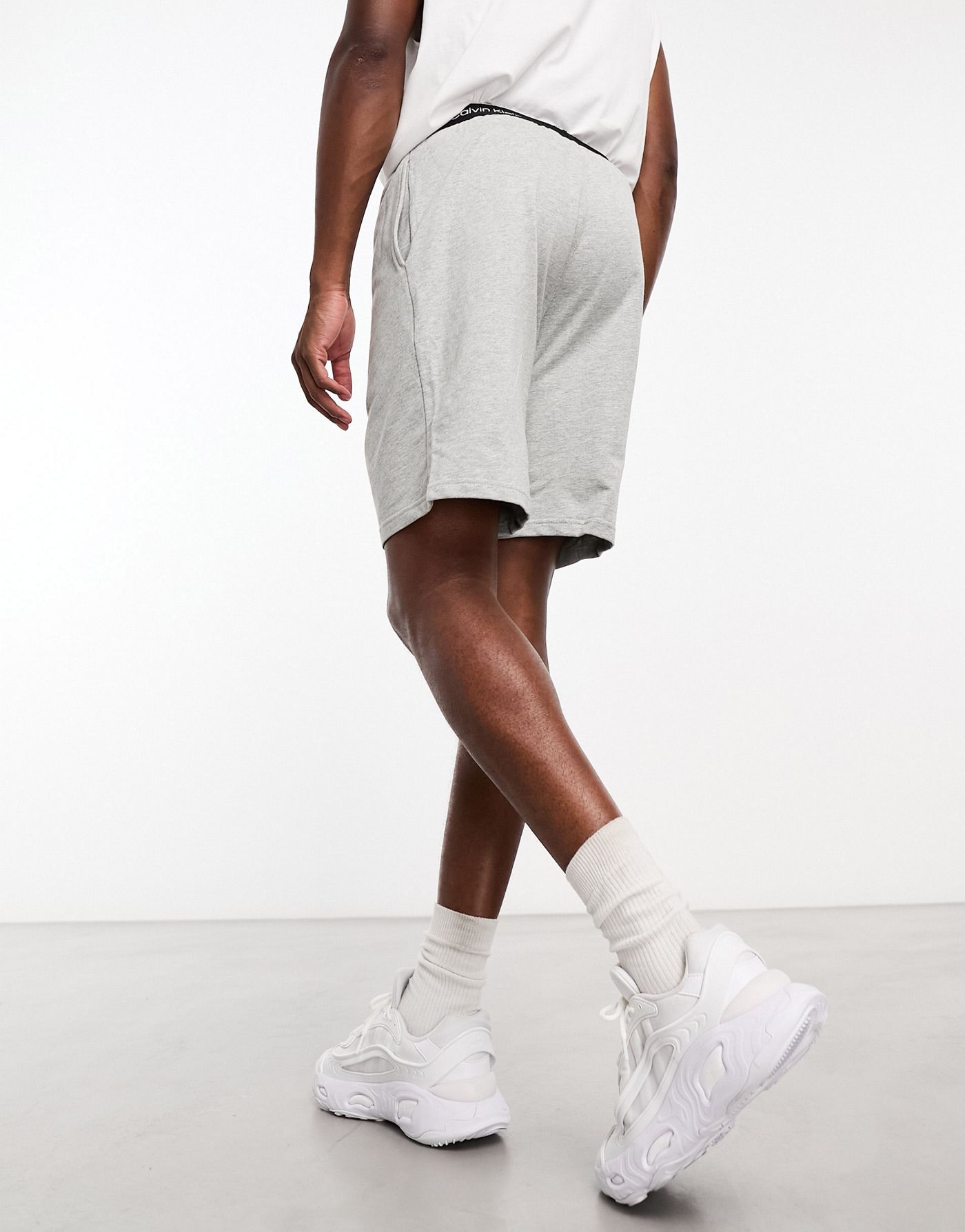 Calvin Klein sleep shorts in grey