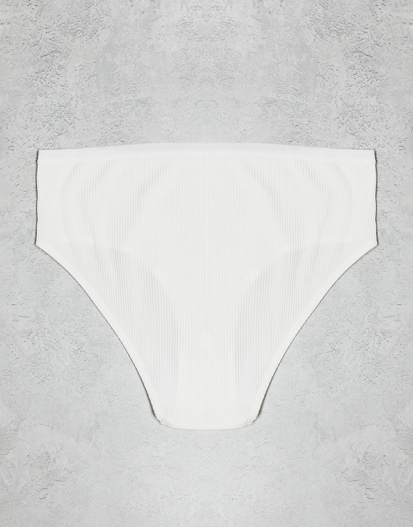 ASOS DESIGN 3 pack ribbed briefs in white