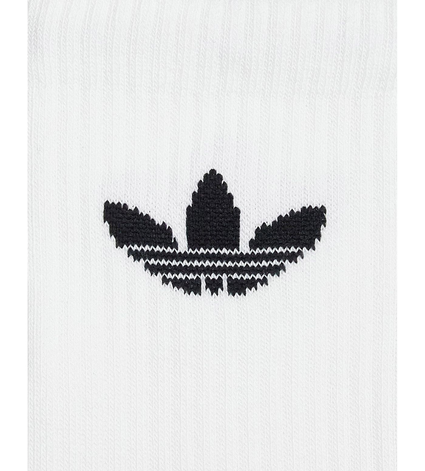 adidas Originals trefoil 6 pack socks in white