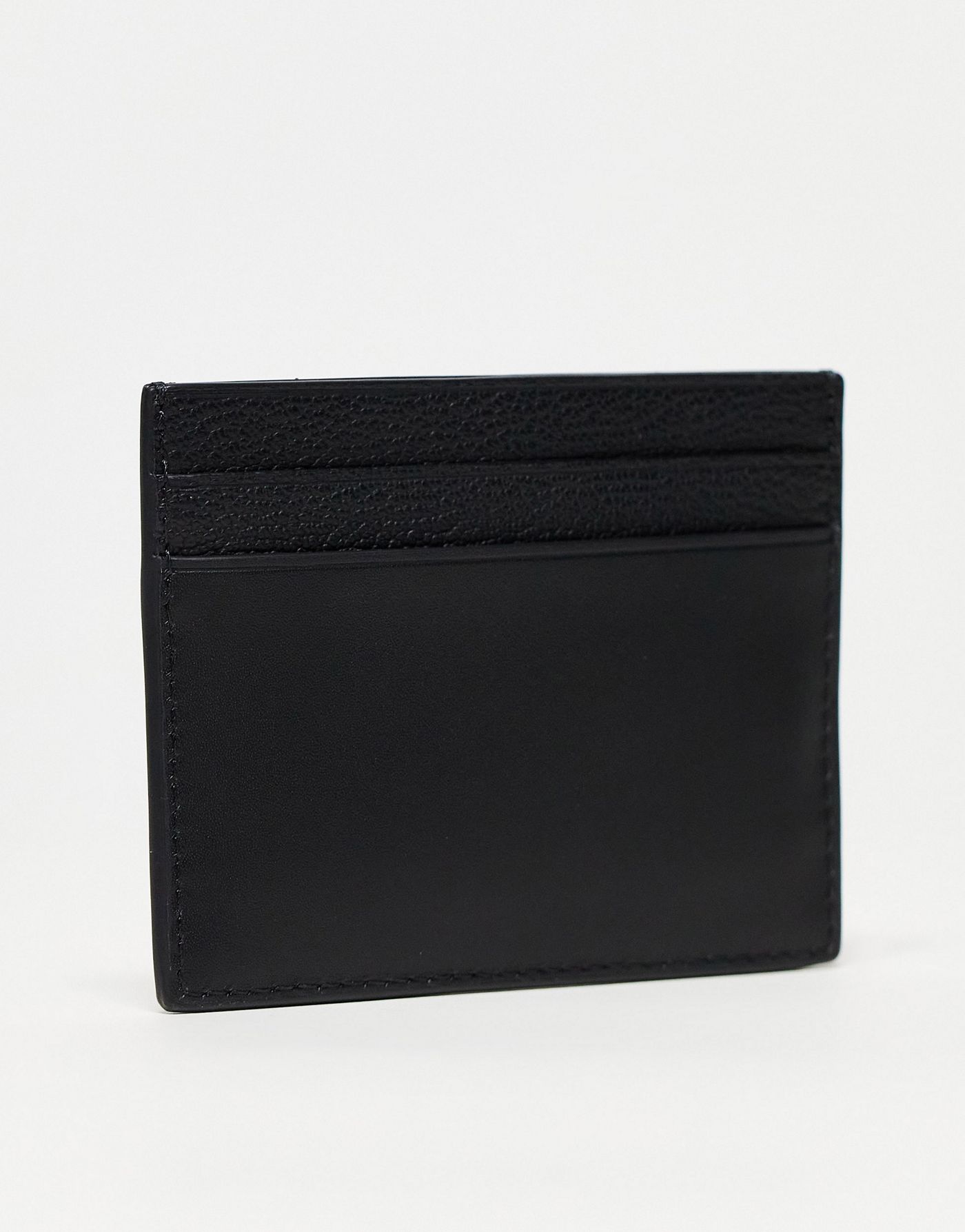 Calvin Klein diagonal cardholder in black