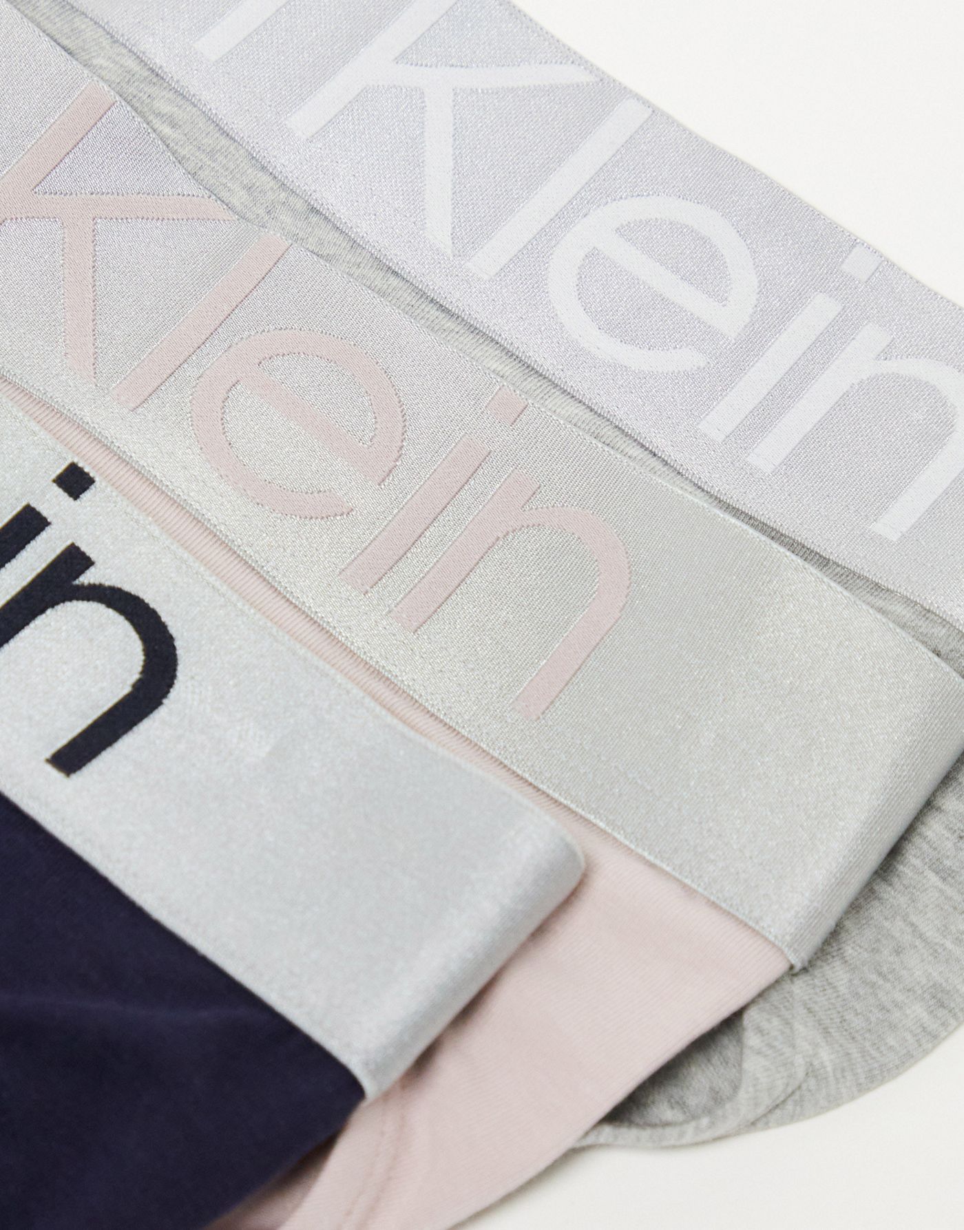 Calvin Klein cotton steel 3-pack stretch briefs in multi