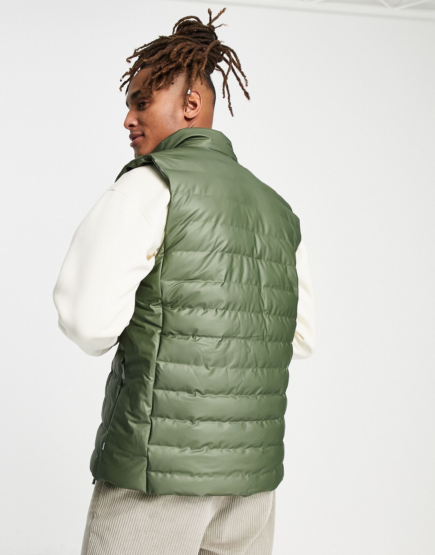 Rains Trekker padded vest in green