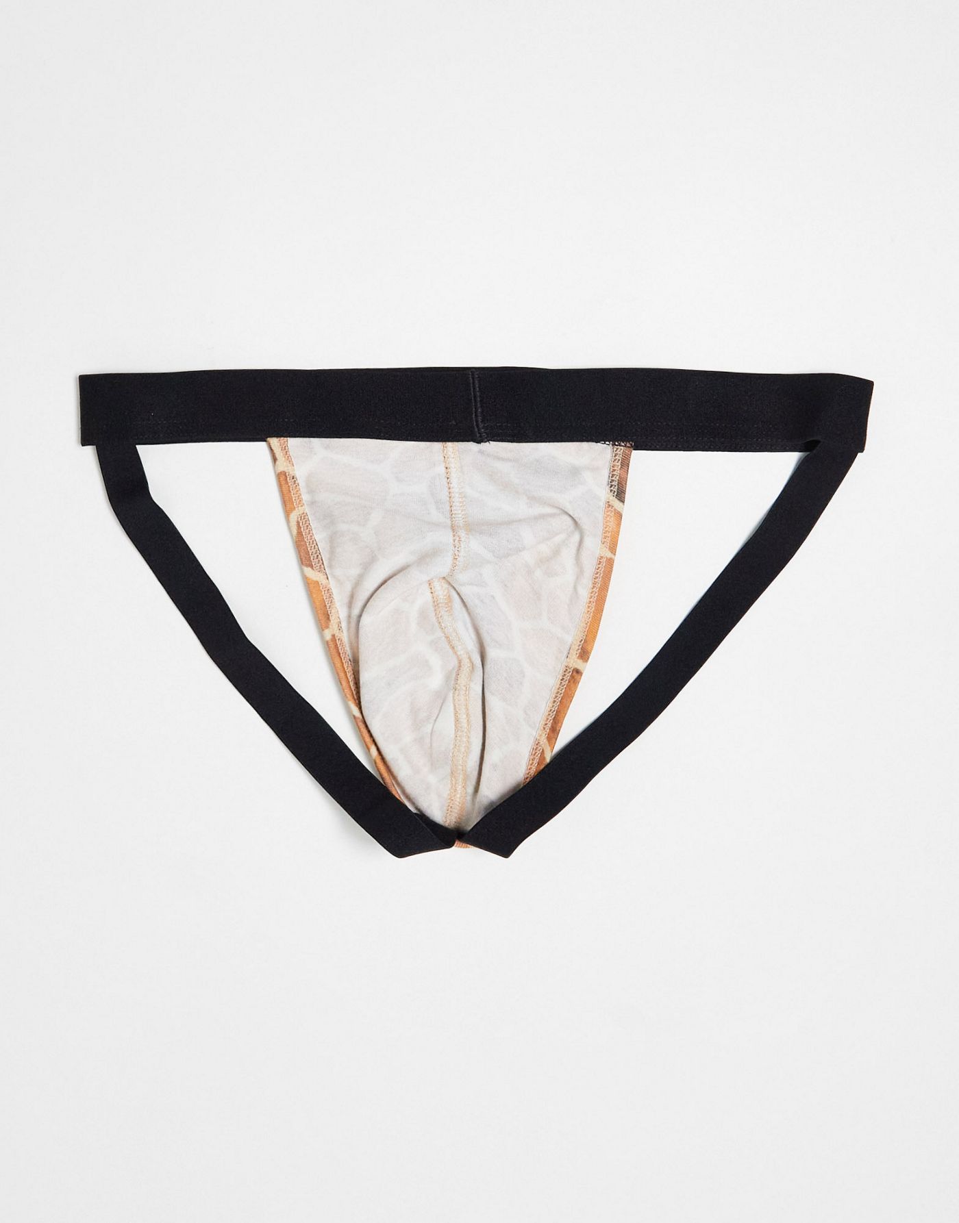 ASOS DESIGN 2 pack jock straps in animal print