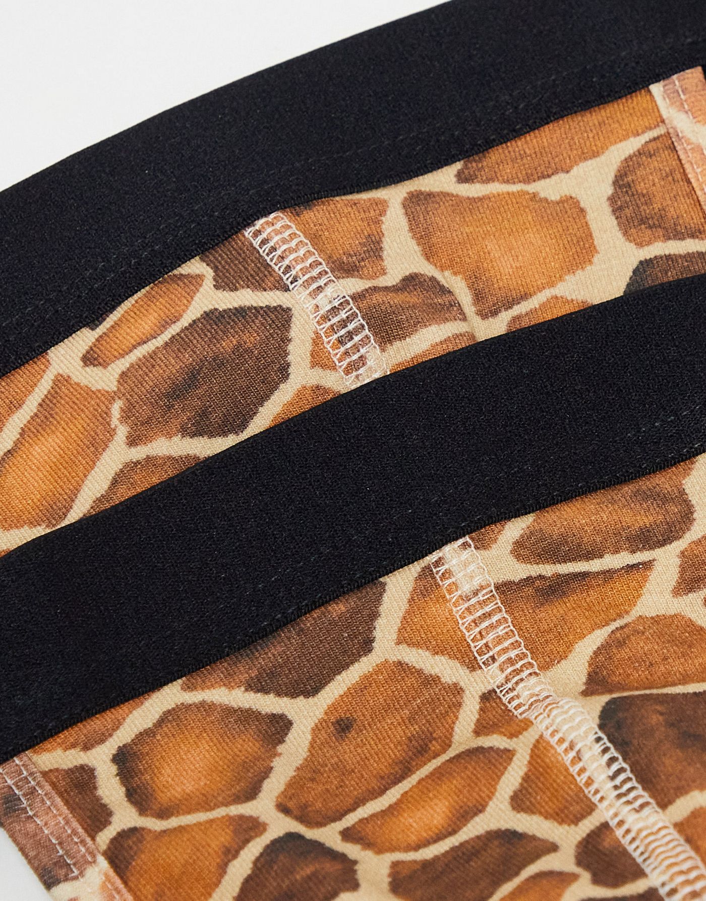 ASOS DESIGN 2 pack jock straps in animal print