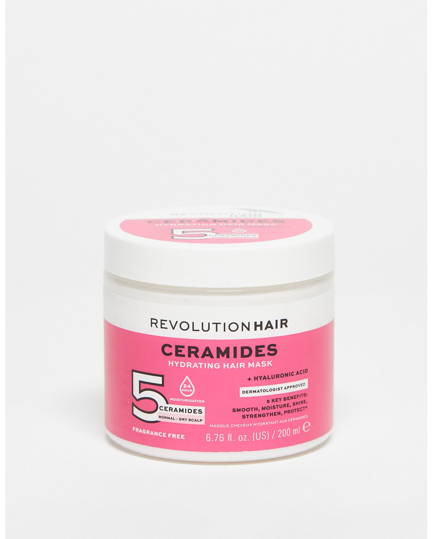 Revolution Haircare 5 Ceramides + Hyaluronic Acid Moisture Lock Hair Mask 200ml