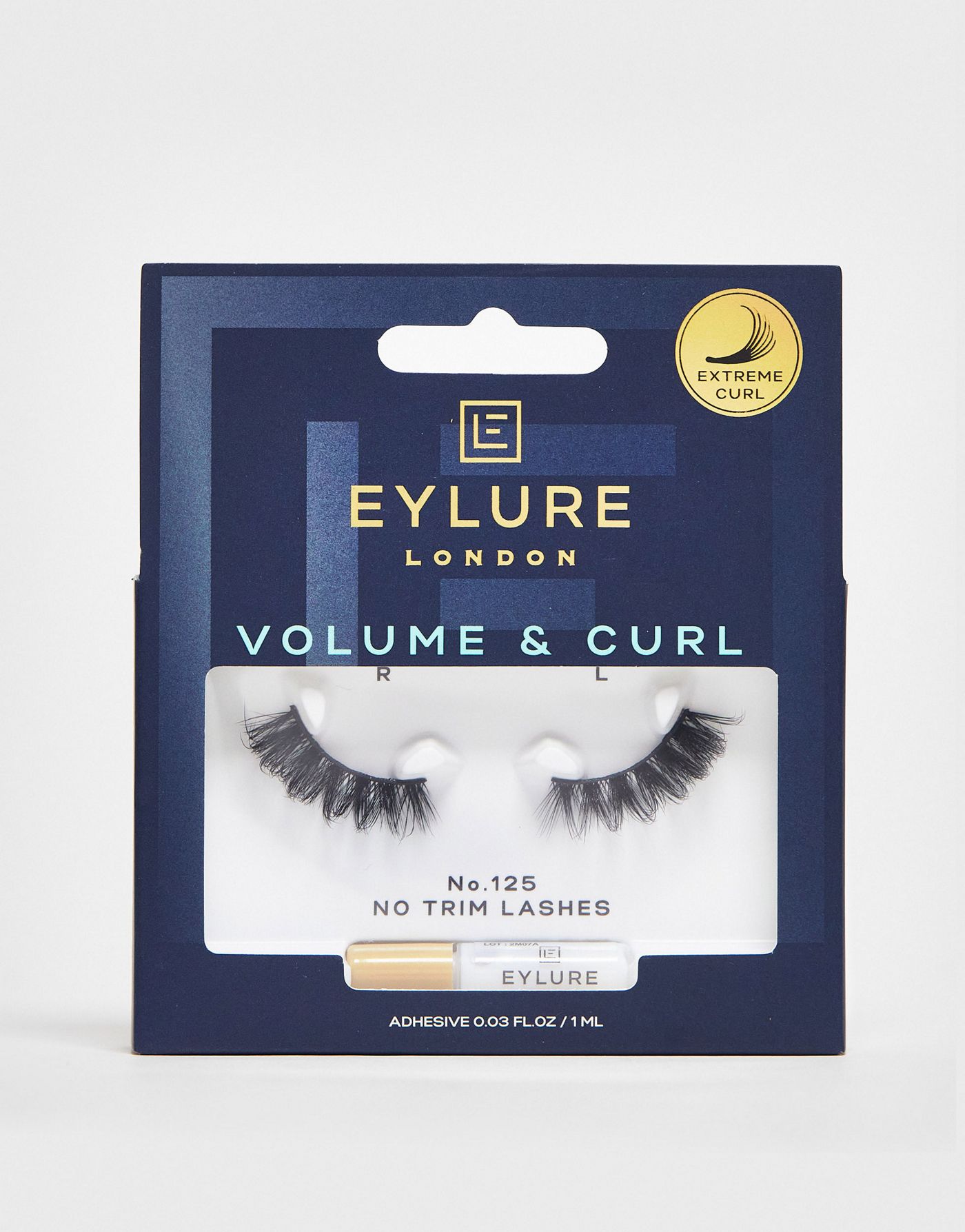 Eylure Volume & Curl 3/4 Length False Lashes - No.125