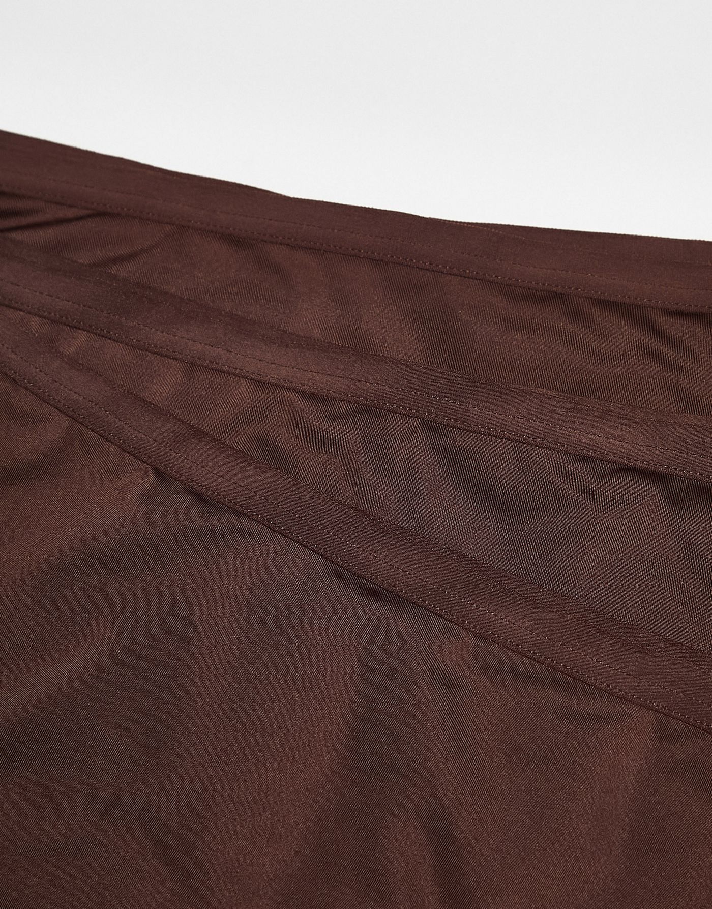 ASOS DESIGN Curve 3 pack microfibre high waist thong in brown
