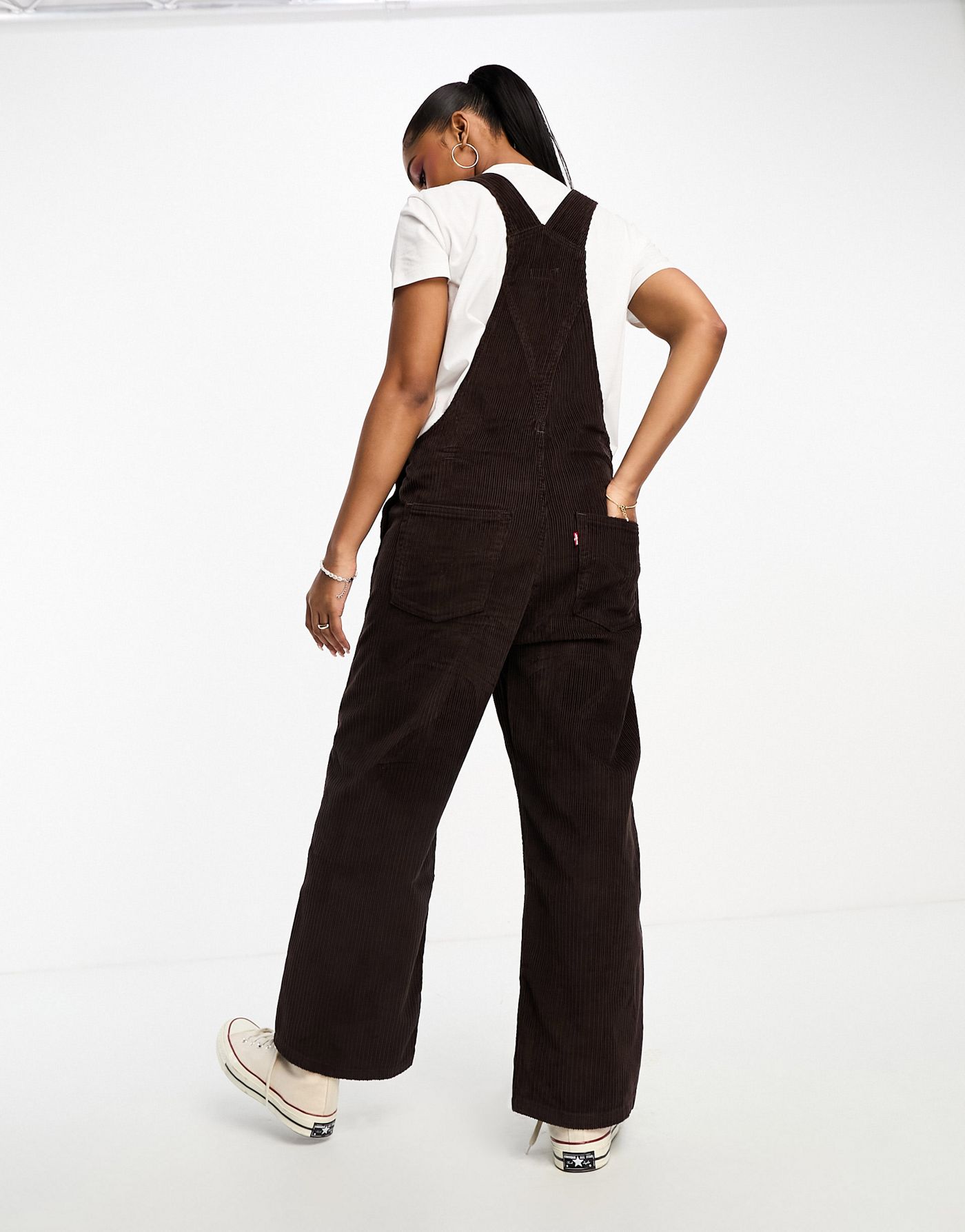 Levi's overall in brown cord