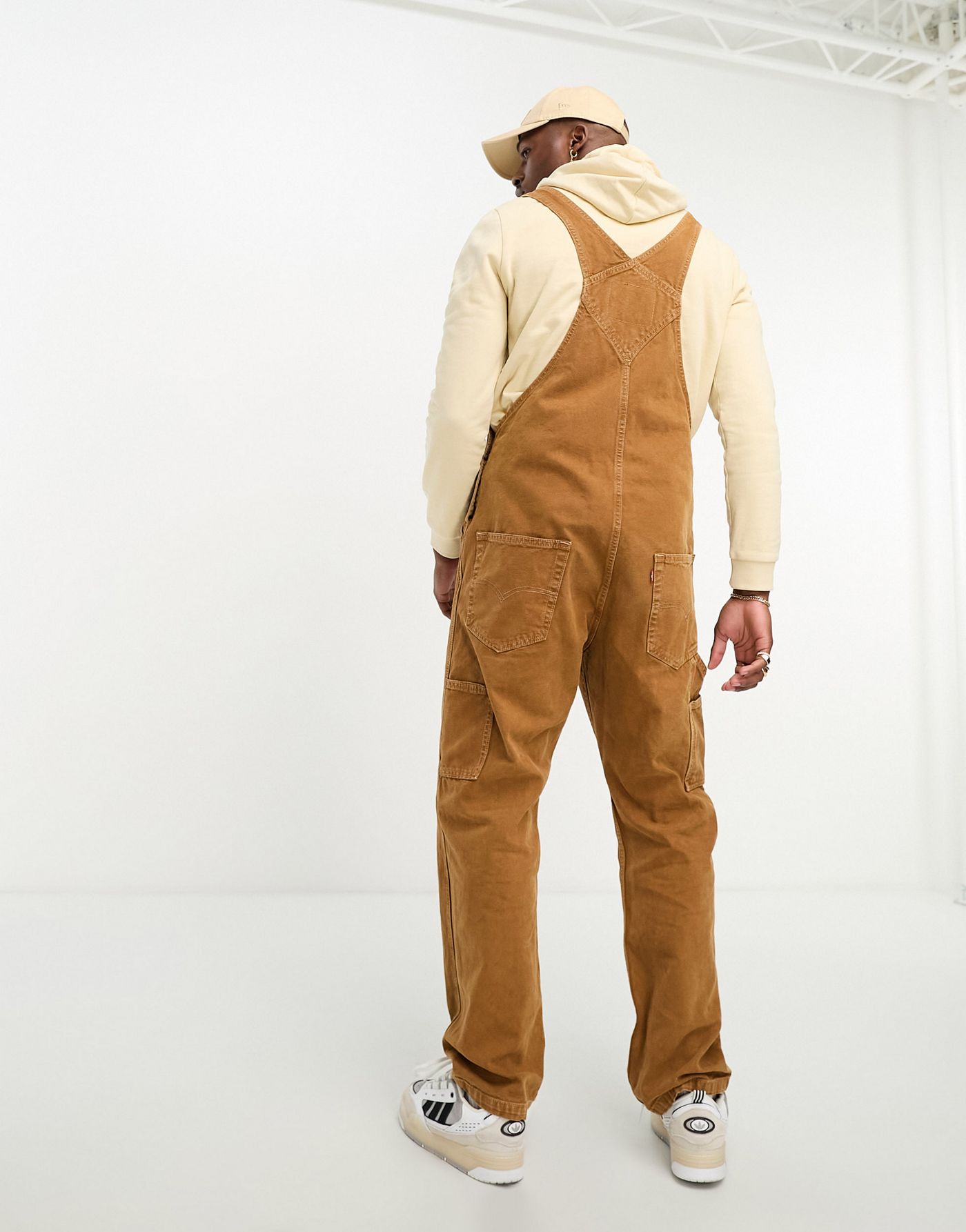 Levi's Workwear Capsule Denim overalls in ginger tan