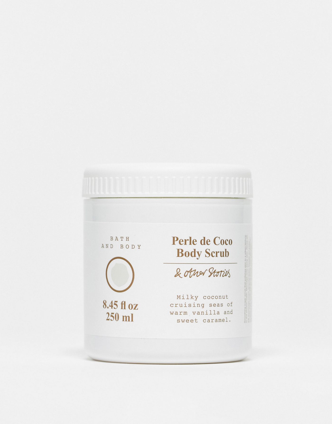 & Other Stories body scrub in Perle de coco