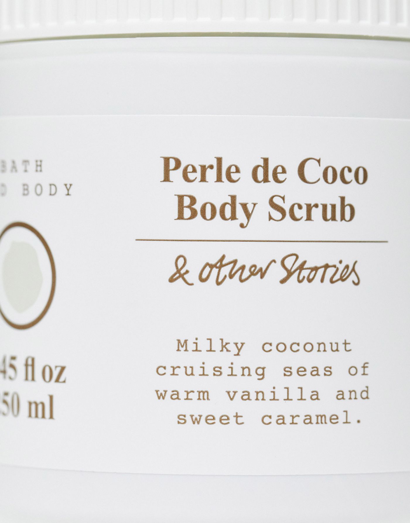 & Other Stories body scrub in Perle de coco