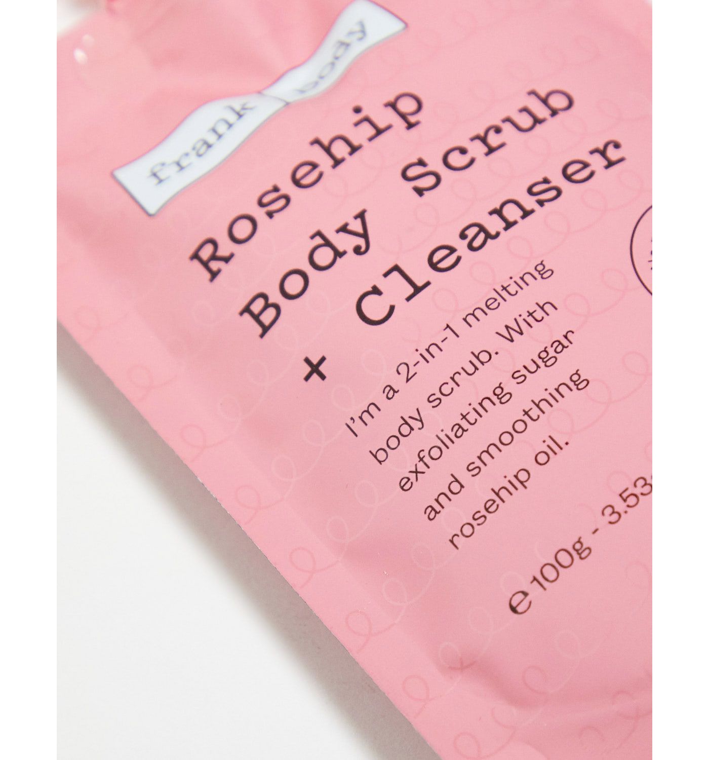 Frank Body Rosehip Body Scrub & Cleanser Mini