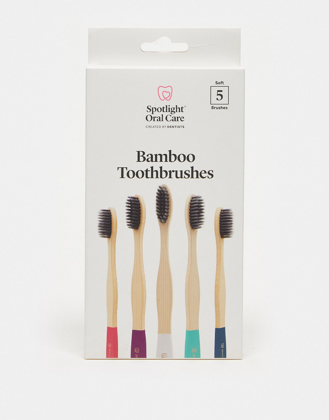 Spotlight Oral Care Bamboo Toothbrush 5 Pack