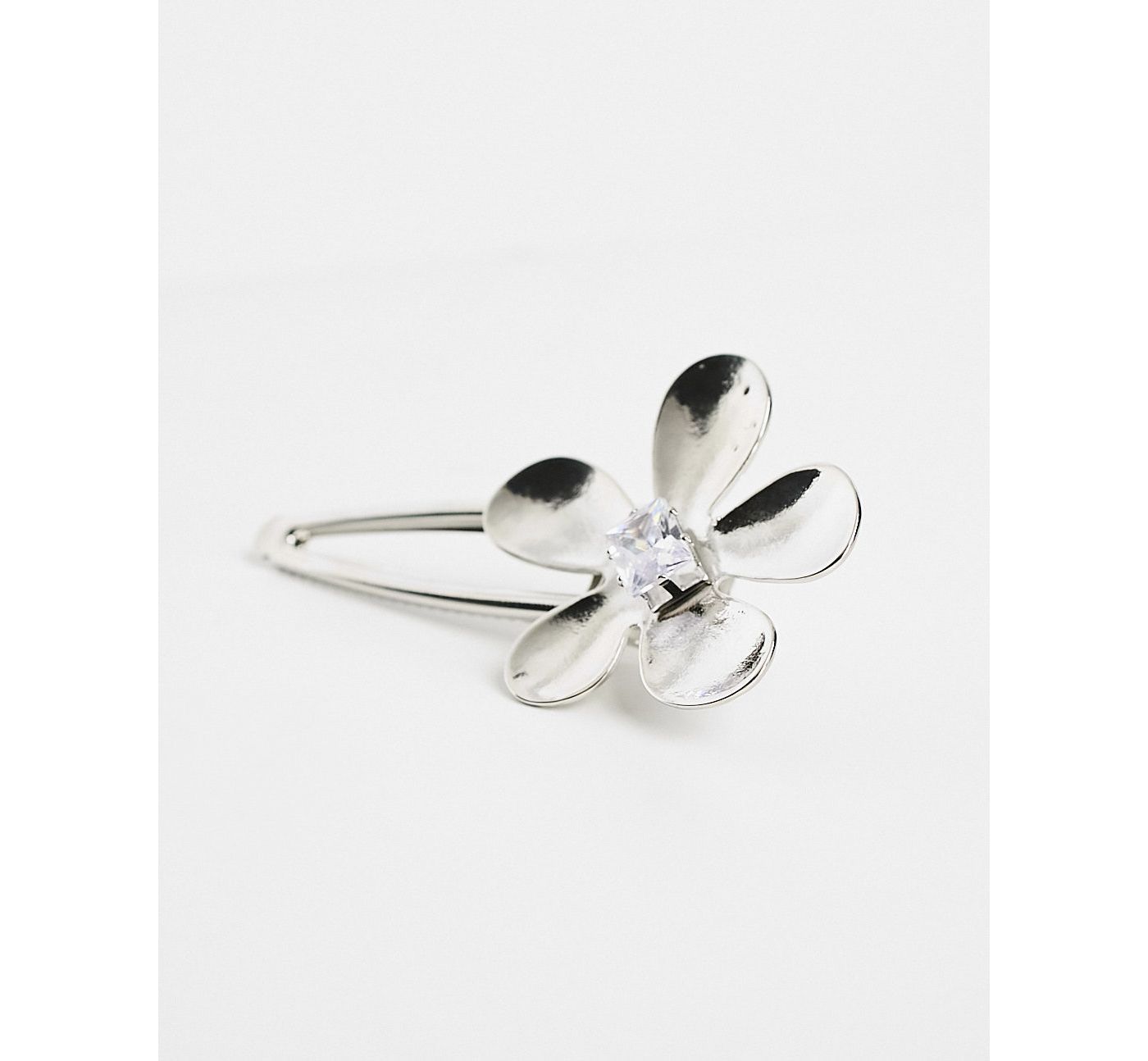 Petit Moments daisy barette festival  hair clip in silver