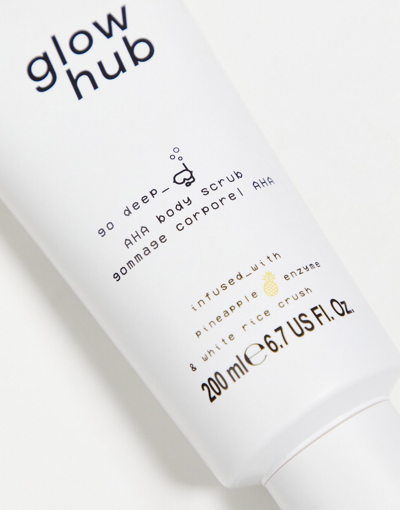 Glow Hub Go Deep AHA Body Scrub 200ml