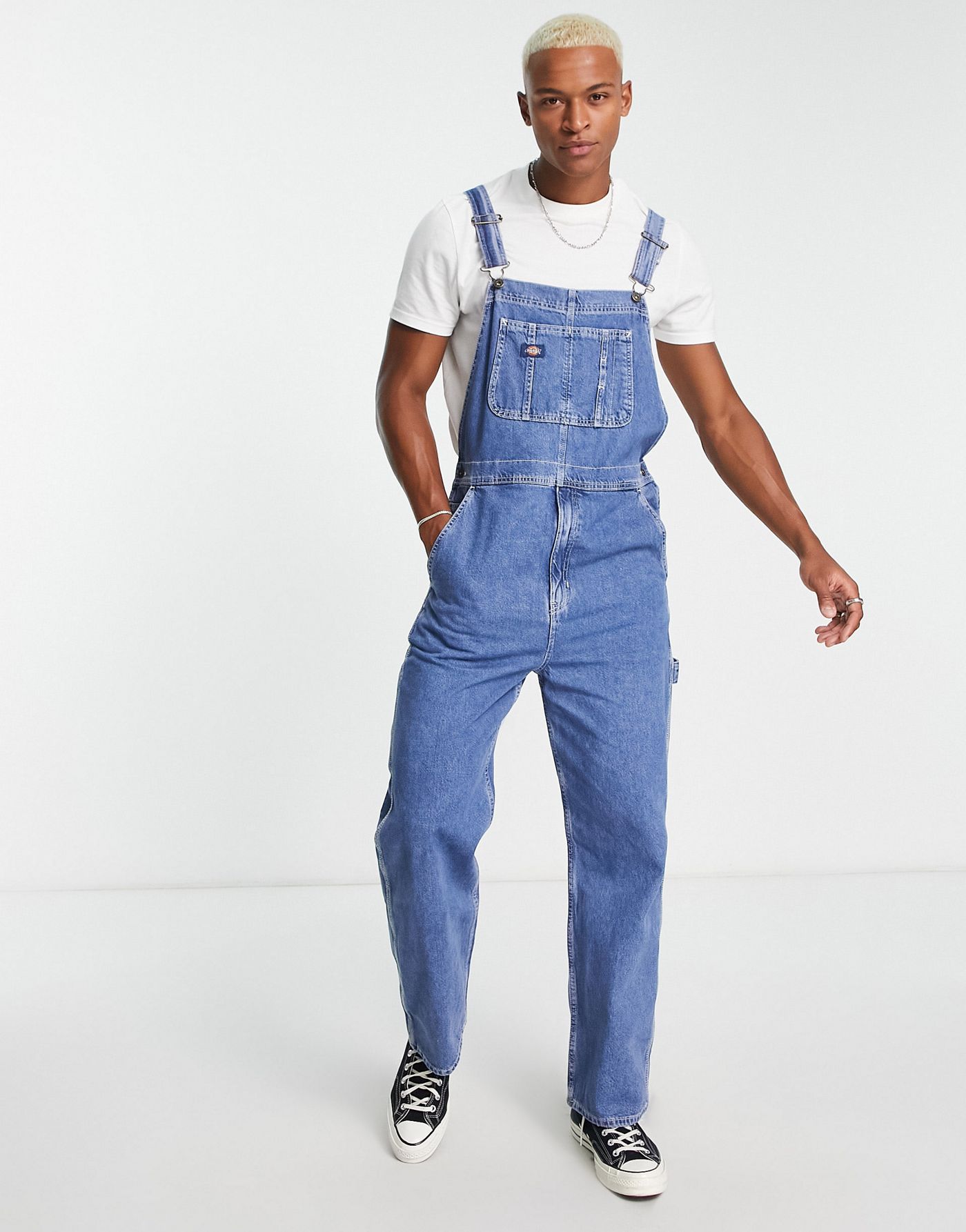 Dickies classic dungaree in blue