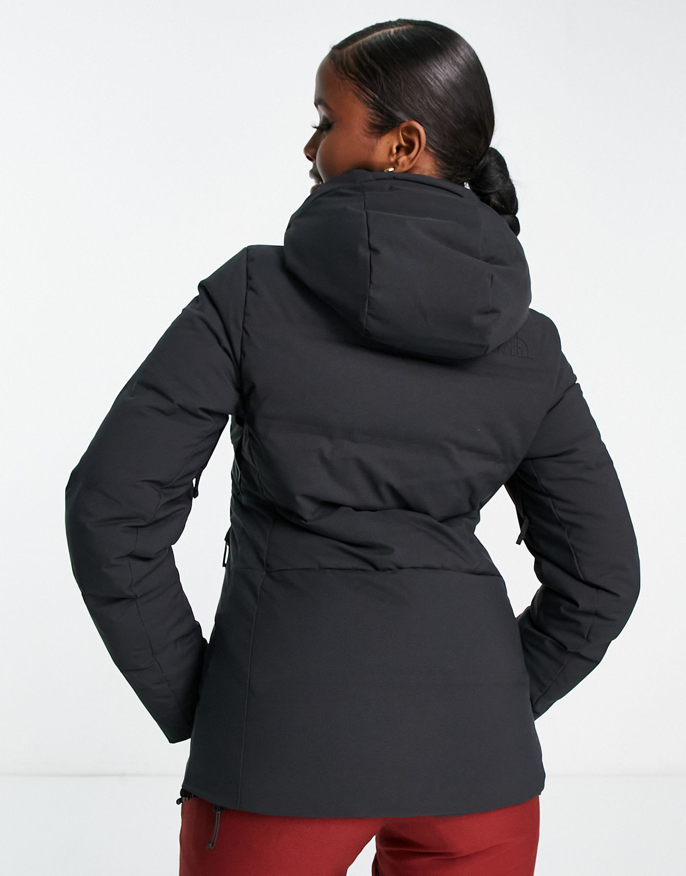 The North Face Ski Cirque hooded down ski jacket in black