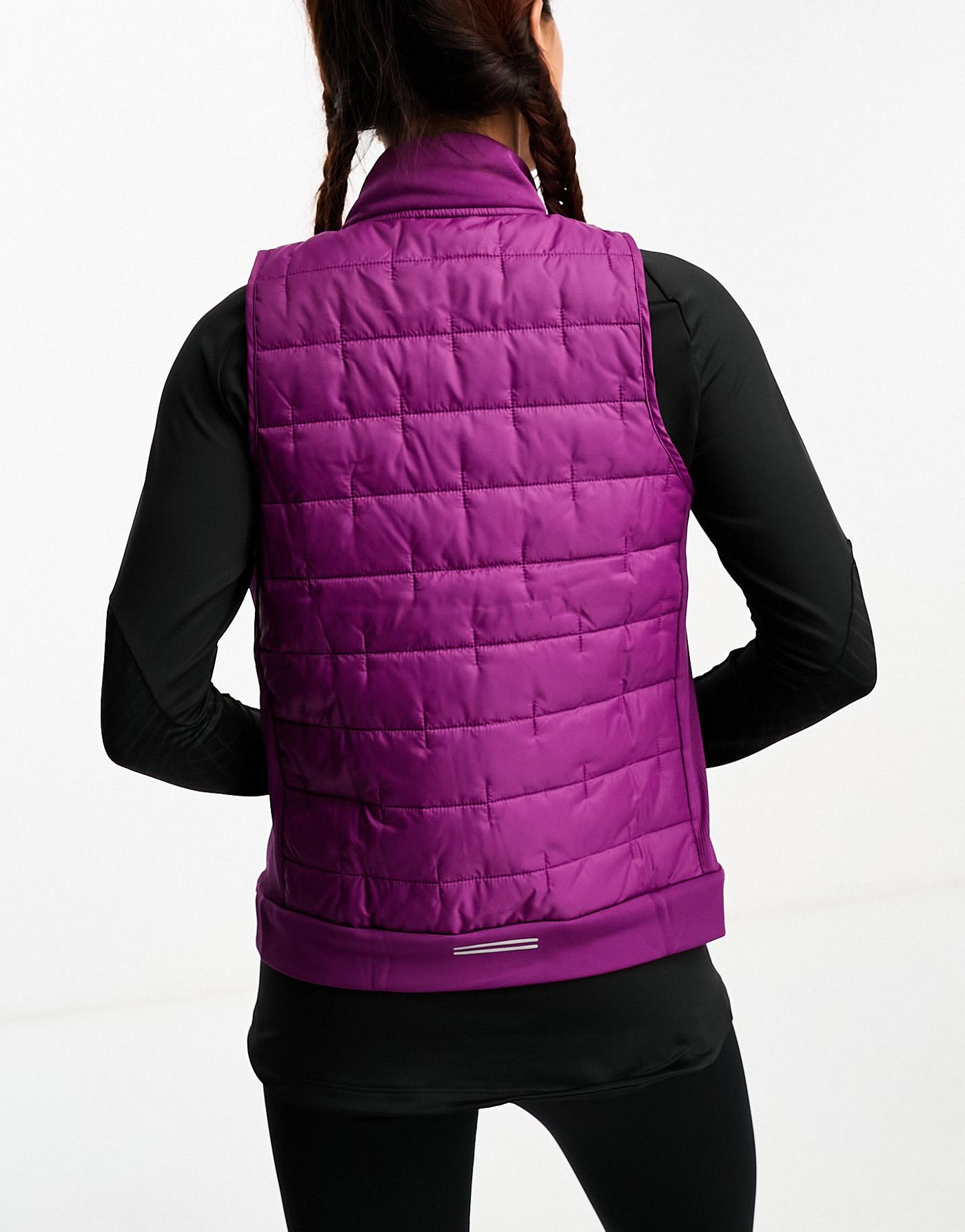 Nike Running Therma-FIT synthetic fill gilet in purple