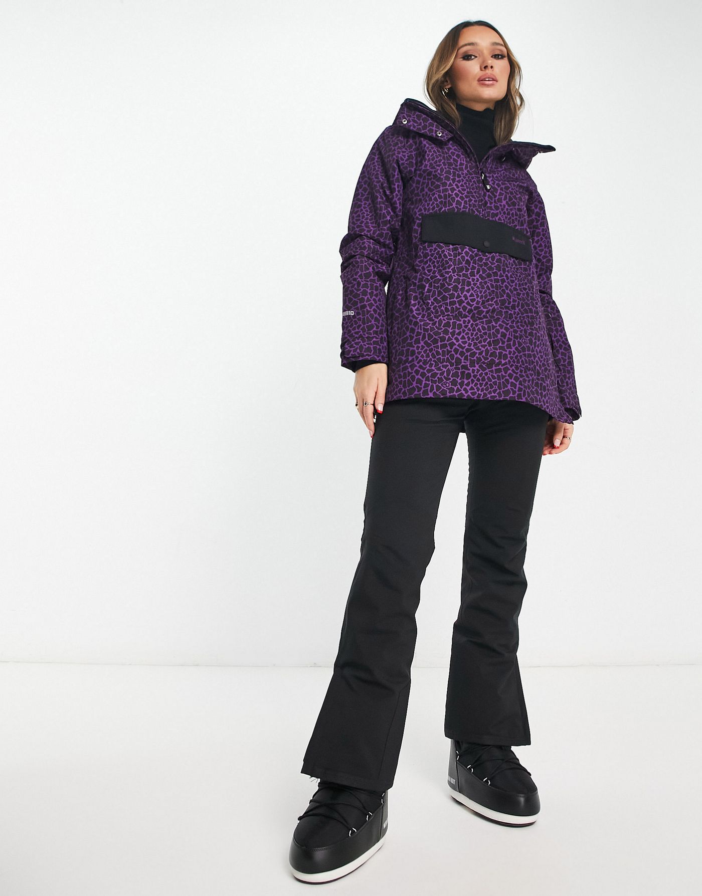 Planks Overstoke Anorak in dark purple 