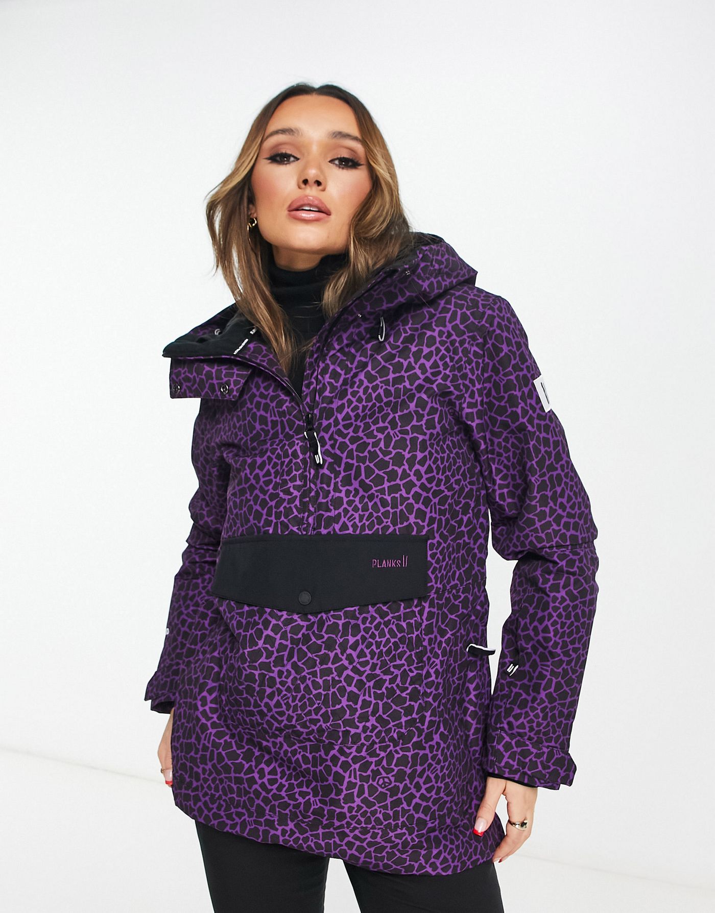 Planks Overstoke Anorak in dark purple 