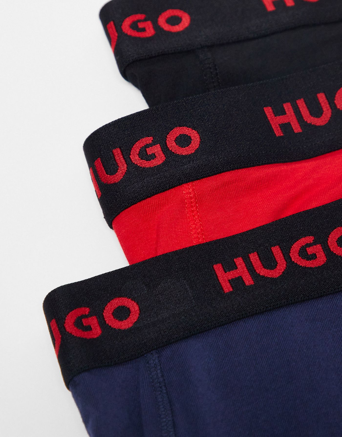 HUGO Bodywear 3 pack trunks in multi