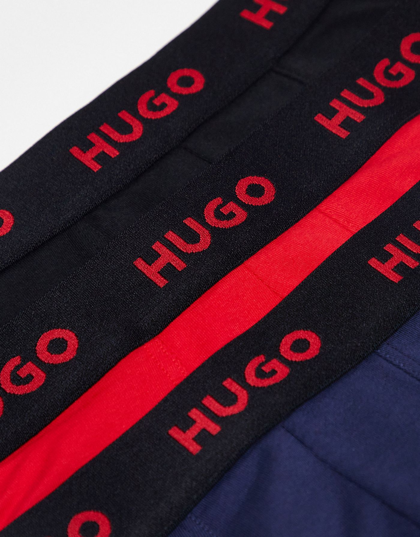 HUGO Bodywear 3 pack trunks in multi