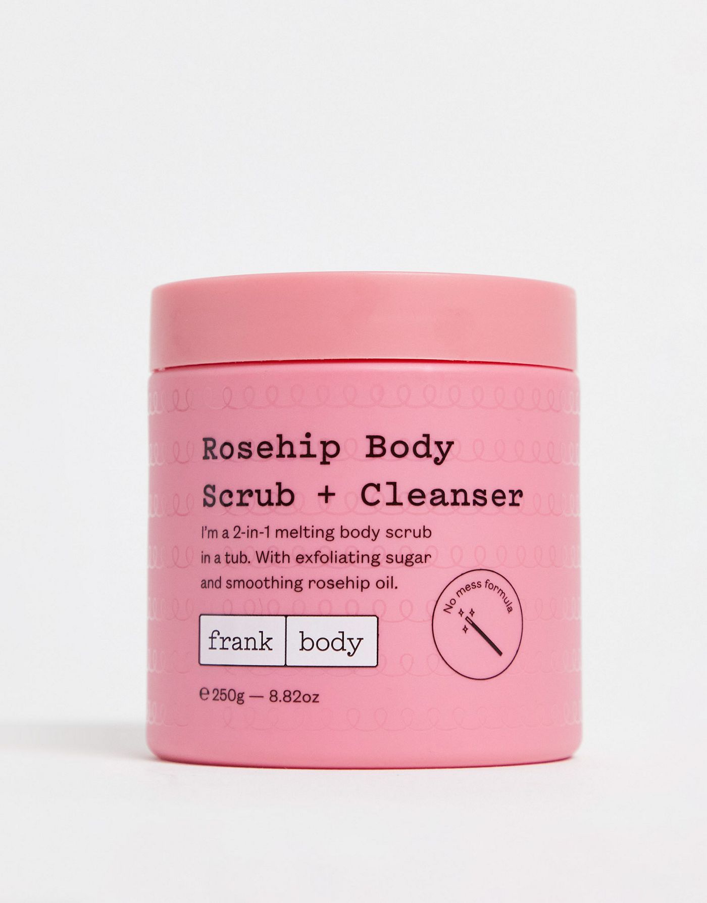 Frank Body Rosehip Body Scrub & Cleanser 250g