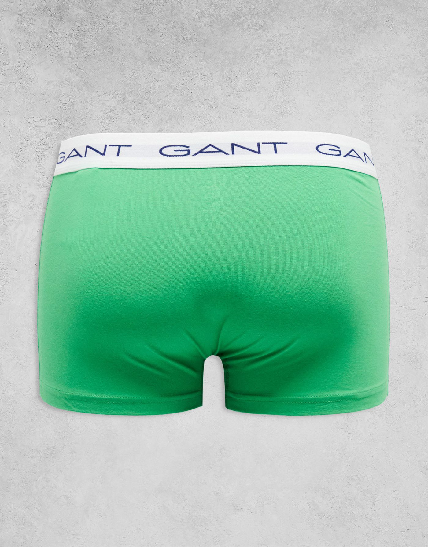 GANT 3 pack trunks in green, purple, white with logo waistband