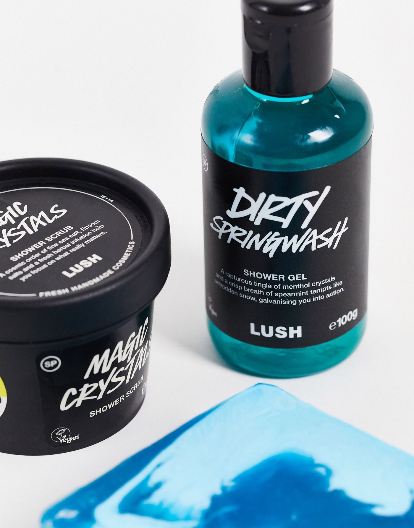 LUSH Scrub Up Well Shower Scrub, Shower Gel & Soap Discovery Kit